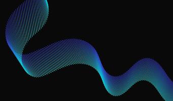 A calming, abstract background with a flowing, wavy pattern of blue-purple and teal dots. vector