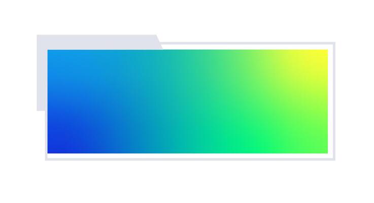 Futuristic element illustration. Colorful lower third overlay.