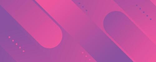 Abstract Gradient Background with Futuristic Geometric Shapes. Modern Background for Technology, Business, Finance. Pink and Purple Gradient Background vector
