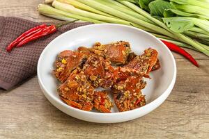 Steamed Spider crab Claws in tamatind sauce photo