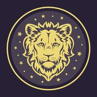 Leo Zodiac Sign A Unique Artistic Representation Exploring Its Various Aspects and Meanings. astrological signs, celestial objects, astrology, mystical, space, predict the future vector