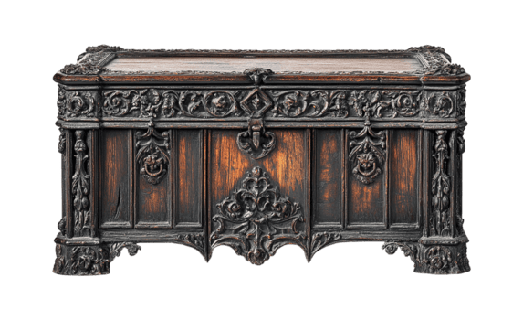 hölzern gotisch Brust, Ausschnitt Pfad png