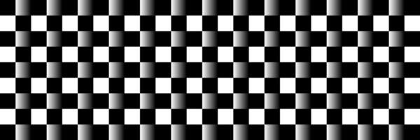 Black and white checkered pattern with gradient shading. Seamless abstract design for backgrounds, wallpapers, textiles, or digital projects. vector