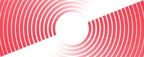 Red white abstract background overlap layer on bright space with circles effect decoration. Modern banner with lines style. Graphic design element stripes concept for flyer, card, or brochure cover vector