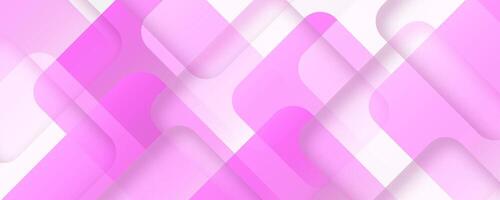 3D pink white abstract background overlap layer on bright space with cutout shape effect decoration. Modern graphic design element rounded style concept for web banner, flyer, card, or brochure cover vector