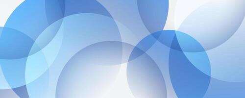 3D blue white abstract background overlap layer on bright space with cutout shape effect decoration. Modern graphic design element circles style concept for web banner, flyer, card, or brochure cover vector