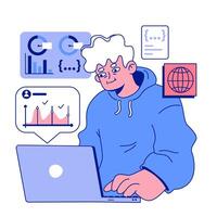 Senior developer. Oldman programming and coding. Developing vector