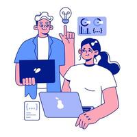 Senior developer. Oldman programming and coding. Developing vector