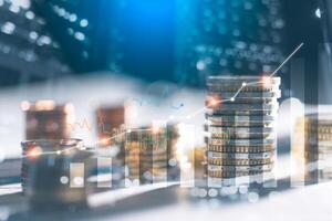 Invest wisely, businesses must analyze financial data through advanced technology, turning digital charts into actionable insights and strategic concepts. invest, analyze, analysis, business, finance photo