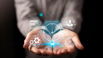 time management concept ,effective business planning ,time management in organization ,Agreement and solution ,end of deal ,profitable use of time ,appointment punctuality photo