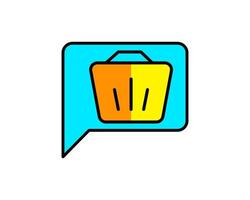 Illustration of a buyer leaving a star rating and a comment, symbolizing customer feedback or product reviews vector