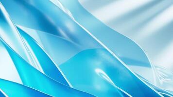 Abstract glass curve background, 3d rendering. video