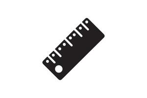 A ruler icon on a white background vector