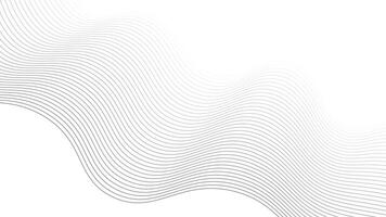 Abstract wave background with lines and curves vector