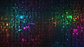 Abstract digital background Can be used for technological processes square line futuristic technology processing background. photo