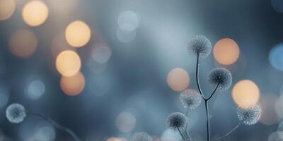 gorgeous original wide format blurred background with smooth color transitions in gray blue tones for represent a product. photo