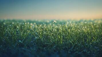 A serene blue and green gradient background symbolizing calm and tranquility with soft. photo