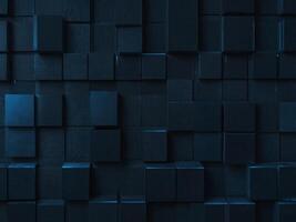Blue square shapes abstract elegant technology background with glowing lines modern hi-tech, science, futuristic technology modern royal blue background. photo