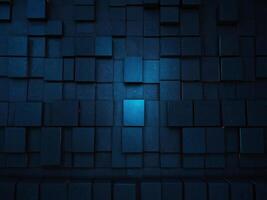Blue square shapes abstract elegant technology background with glowing lines modern hi-tech, science, futuristic technology modern royal blue background. photo