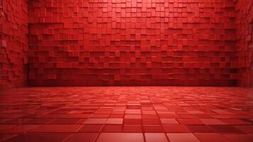 abstract red square Mordan background red background. photo