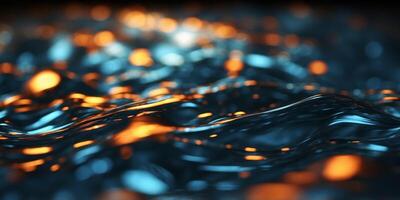 Abstract representation of light and shadow in a fluid motion. photo