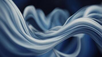 Abstract swirling blue and white forms create a dynamic and futuristic composition. photo