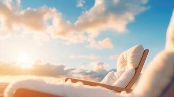 Take in the breathtaking scenery from the comfort of our designer lounge chairs, where every seat is the best seat in the house for watching the dreamy clouds glide by. photo