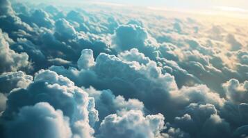 Whether for work or play, these handheld inflight gadgets provide endless possibilities, enhanced by the natural beauty of billowing clouds outside. photo