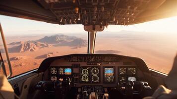 For the ultimate desert experience, take to the skies in a private jet and witness the aweinspiring landscape from above. The perfect combination of adventure and indulgence, all in one photo