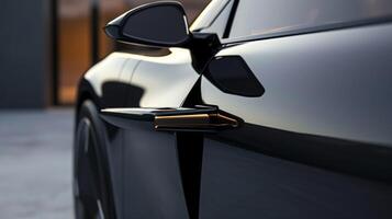 The handle is shown in action with the camera following as it is pulled to open the door demonstrating its sy construction and durability photo