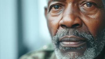 An immigrant veteran facing language and cultural barriers in job interviews and daytoday interactions photo