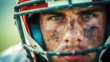 A famous athlete known for dominating on the field wears a weary expression as he navigates the constant media attention photo