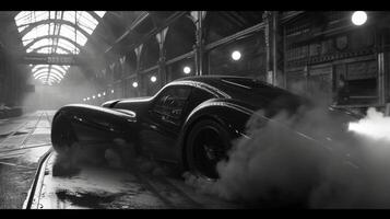 The thunderous roar of the engines as they rev to their maximum capacity creating a deafening symphony of sound photo