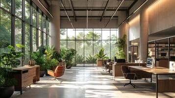 Say goodbye to wasteful energy consumption this office uses smart controls to adjust lighting and climate based on occupancy and natural light photo