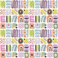 Colorful Abstract Seamless Pattern vector