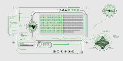 Interface for decoding object data received from satellite. vector