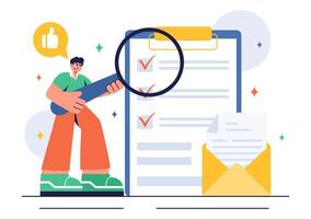 Illustration of Efficient Time Management with Clock, Tasks, and Training Activities vector