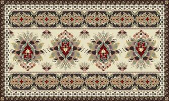 Vintage Arabic pattern.Persian colored carpet.Rich ornament for fabric design,handmade,interior decoration,textiles.Abstract design of persian carpet with geometric ornament.Moroccan style background. vector