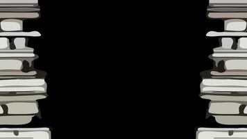 Aesthetic black abstract background with copy space area. Suitable for poster and banner vector