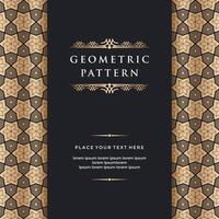 geometric frame border template vector