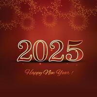 Beautiful 2024 new year event card background vector