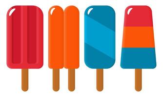 Pops of different colors on sticks vector