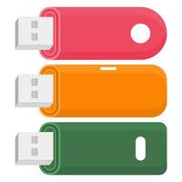 USB Flash disk Data Transfer . Portable Storage Flash disk. USB File Storage. vector