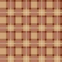 Plaid textured Seamless Pattern. Check pattern background. vector