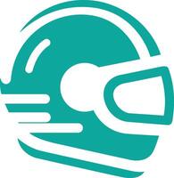 a helmet icon on a white background vector