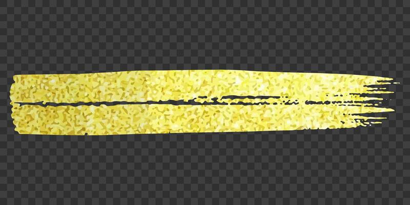 Golden brush stroke. Shiny background or brush stroke with golden glitter