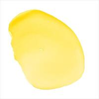 Yellow watercolor round shape, stain, blob, circle. Hand drawn watercolor abstract element vector