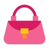 Purse Line Icon Design vector
