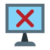 Error Line Icon Design vector