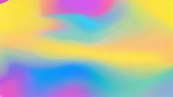 Colorful abstract gradient animation background video